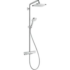 Душова система Hansgrohe Croma E Showerpipe 280 1jet EcoSmart з термостатом, хром (27660000)