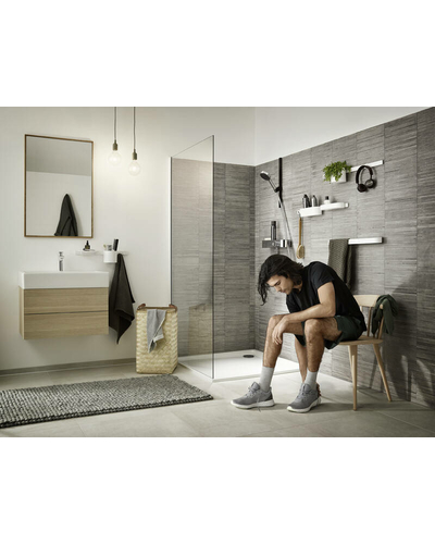 Склянка глибока Hansgrohe WallStoris 12.6x10.8 см, білий матовий (27921700)