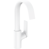 Змішувач для умивальника Hansgrohe Vivenis 210 з поворотним виливом та донним клапаном pop-up, білий матовий (75030700)
