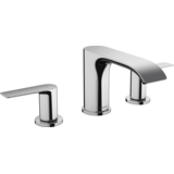 Смеситель для умывальника Hansgrohe Vivenis 90 на 3 отверстия с донным клапаном, хром (75033000)