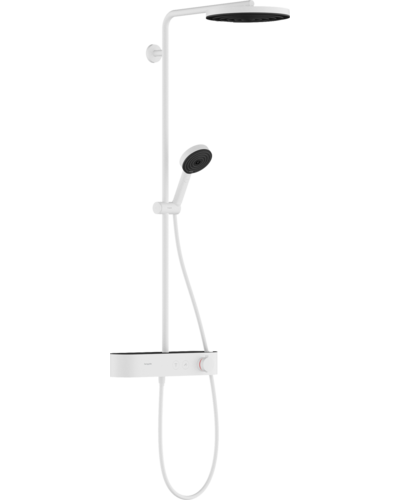 Душова система Hansgrohe Pulsify Showerpipe 260 1jet 400 EcoSmart, Matt White (24221700)