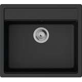Мойка для кухни hansgrohe S52 S520-F510 43359170 без сушилки, черный графит