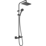 Душова система Hansgrohe Vernis Shape Showerpipe 230 1jet з термостатом, чорний матовий (26286670)