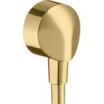 Шланговое під'єднання Hansgrohe FixFit E без зворотного клапана, polished gold optic (27454990)