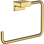 Рушникотримач - кільце Hansgrohe AddStoris, Polished Gold Optic (41754990)