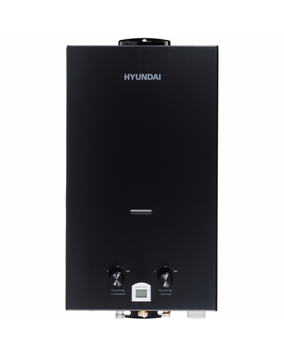 Дымоходная газовая колонка Hyundai ARIS20-03UA 20кВт 10 л/мин чёрная