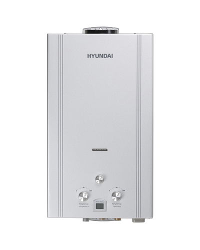 Дымоходная газовая колонка Hyundai ARIS20-06UA 20кВт 10 л/мин цвет серебро
