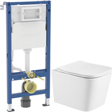 Инсталляция Geberit DuofixBasic с унитазом Imprese Kubik Twist 458.103.00.2 + c06810233TW