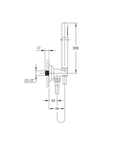 Гарнітур душовий Imprese SMART прихованого монтажу хром ZMK101901215