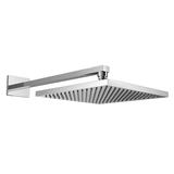 Верхний душ Imprese SMART 255 мм Air-Mix квадрат латунь, держатель 400 мм латунь, хром ZMK101901220