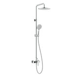 Душевая система Imprese BILA DESNE белые крышки, хром T-15263SR