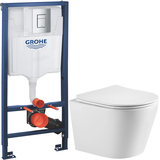 Инсталляция Grohe Rapid SL с унитазом Imprese Dobry Twist кнопка хром 38772001 + c06802203