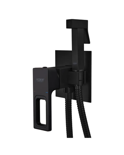 Смеситель для гигиенического душа Koer KB-23009-05 (Цвет черный) (KR3511)