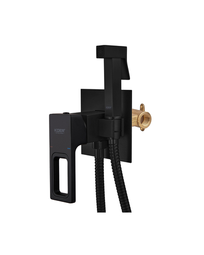 Смеситель для гигиенического душа Koer KB-23009-05 (Цвет черный) (KR3511)