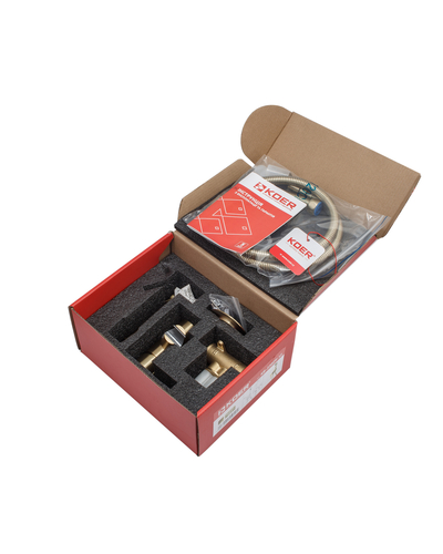 Змішувач для гігієнічного душу Koer KB-23029-12 золото (KR5504)