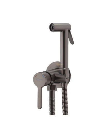 Змішувач для гігієнічного душу Koer KB-23029-07 графіт (KR5499)