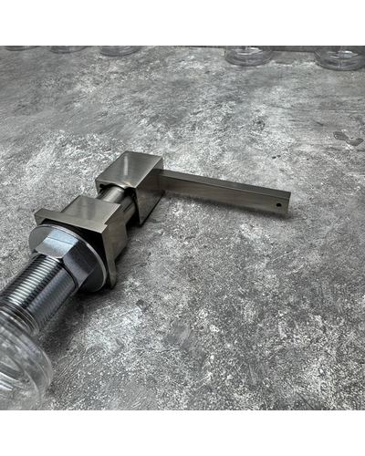 Дозатор для рідкого мила врізний Koer SDB-02-02 колір нерж.сталі (300 мл) (KR5629)