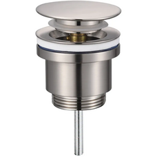 Донний клапан для раковини Koer PW-11-02 1.1/4 універсальний Click-Clack колір нерж.сталь (KR5792)