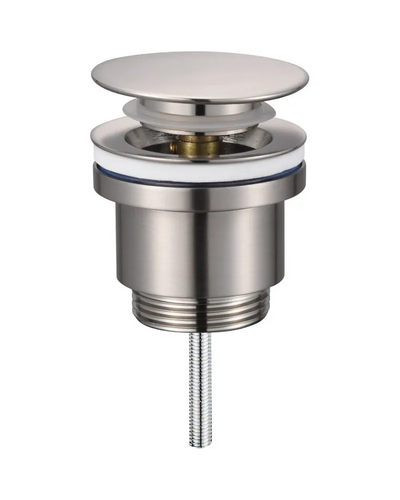 Донний клапан для раковини Koer PW-11-02 1.1/4 універсальний Click-Clack колір нерж.сталь (KR5792)