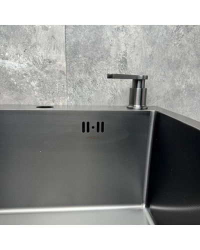 Дозатор для рідкого мила врізний Koer SDB-03-02 колір нерж.сталі (300 мл) (KR5632)