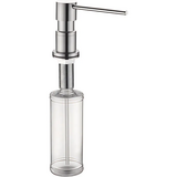 Дозатор для жидкого мыла врезной Koer SDB-01-02 цвет нерж.сталь (300 мл) (KR5625)