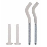 Комплект кронштейнов радиатора Koer SET-28 9x170mm резиновое покрытие (KR5652)