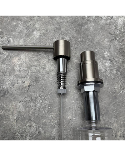 Дозатор для рідкого мила врізний Koer SDB-01-02 колір нерж.сталі (300 мл) (KR5625)