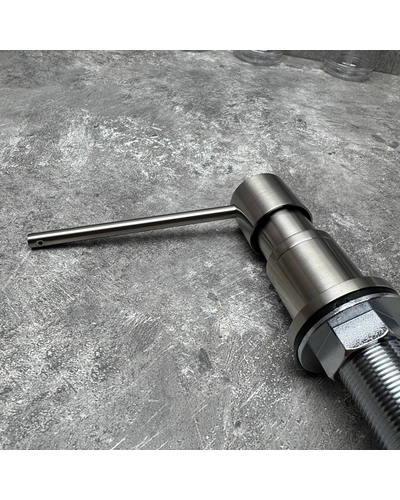 Дозатор для рідкого мила врізний Koer SDB-01-02 колір нерж.сталі (300 мл) (KR5625)