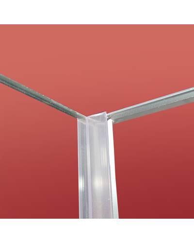 Боковая стенка для кабины Koer SR SW04-80x200-TR-01 прозрачное стекло Easy Clean 10мм, хром (KR5389)