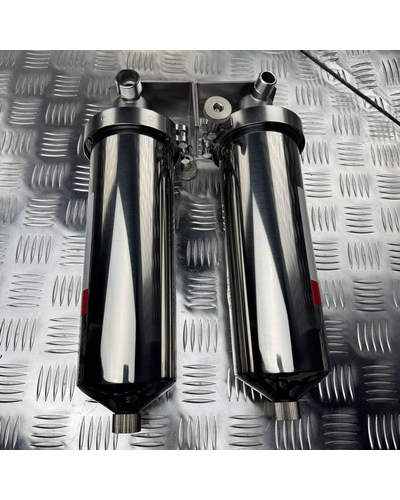 Колба фильтра для воды из нержавеющей стали Koer KV-22-3/4 8 атм. 3/4 (KR5875)