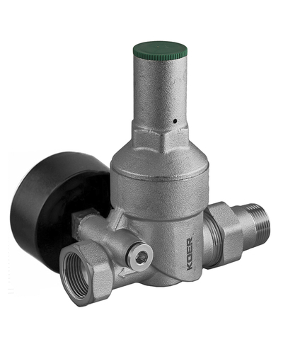 Редуктор давления с манометром мембранный Koer KR.1239 - 3/4 (KR5880)