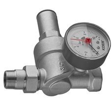 Редуктор давления с манометром мембранный Koer KR.1239 - 3/4 (KR5880)