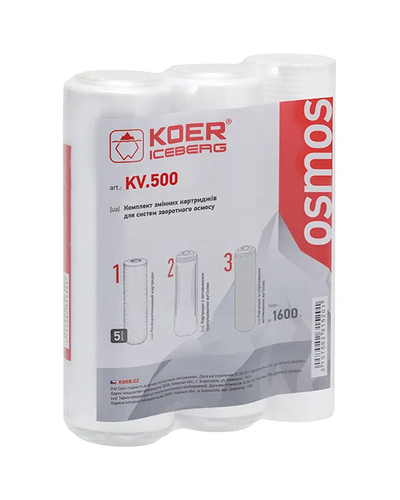 Комплект змінних картриджів Koer KV.500 Iceberg стандарт (KR4813)