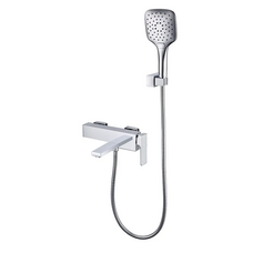 Смеситель для ванны с коротким изливом Koer KB-41039-01 (хром) (KR5996)