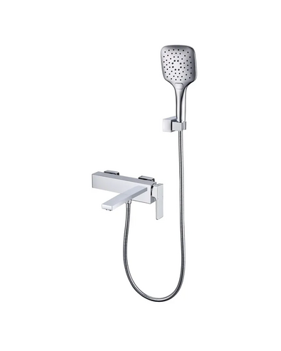 Смеситель для ванны с коротким изливом Koer KB-41039-01 (хром) (KR5996)