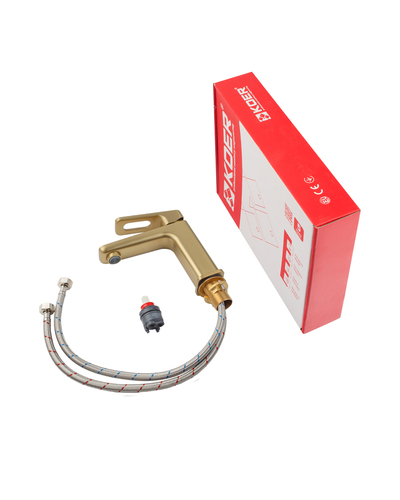 Смеситель для умывальника Koer KB-10031-12 (матового золота) (KR5973)