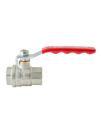 Кран шаровый ГГВ Koer Extreme KE.214-15 - 1/2" FF ручка "рычаг" красная (KR5744)