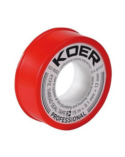 ФУМ лента для воды Koer ST-01 15M*0.1mm*12mm (KR0119)