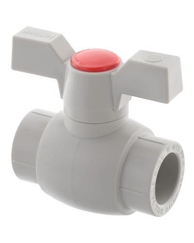 Кран шаровый PPR КШ Koer (бабочка) для горячей воды 25 (Koer K0182.PRO) (KP0235)
