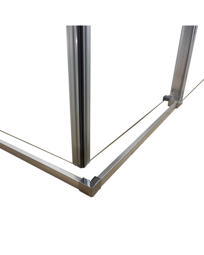 Душевая кабина без поддона Koer SR SC03-90x90x200-TR-02 прозрачное стекло Easy Clean 6мм SS Color (KR5680)