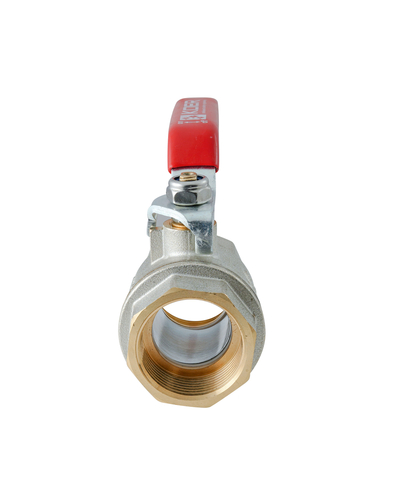 Кран шаровый ГГВ Koer Extreme KE.214-32 - 1 1/4" FF ручка "рычаг" красная (KR5747)