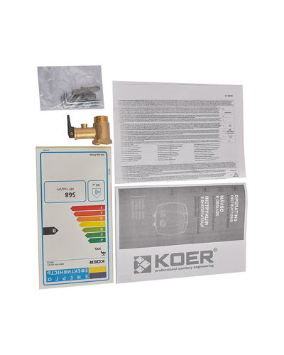 Бойлер Koer KWH.E05-10VWU 10 литров под мойку мокрый тэн 1500W (EK0105)