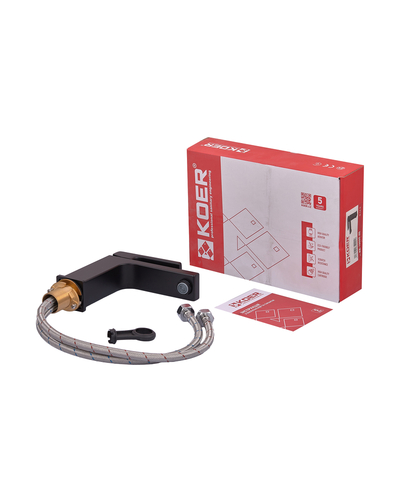 Смеситель для умывальника Koer KB-10009-05 (Цвет черный) (KR3499)