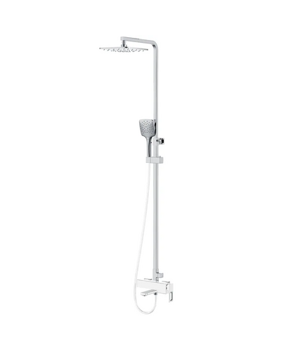 Душова система зі змішувачем Koer KB-56009-04 3 функціі (хром+білий) (KR5987)