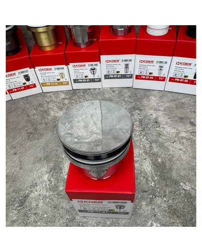 Донний клапан для раковини Koer PW-11-01 1.1/4 універсальний Click-Clack хром (KR5790)