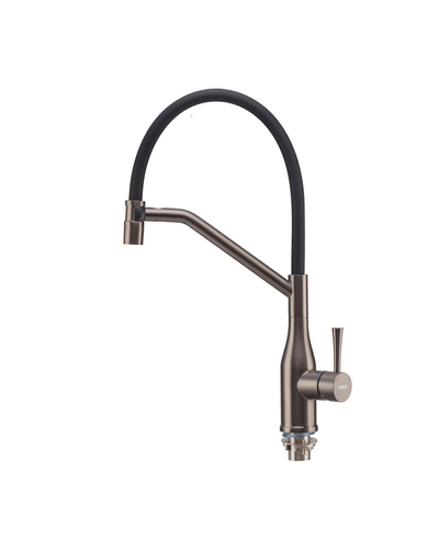Смеситель для кухни KOER KI-70033-07 из нерж. стали SUS304 графит (KR5818)