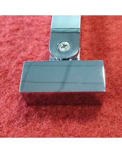 Боковая стенка для кабины Koer SR SW04-80x200-TR-01 прозрачное стекло Easy Clean 10мм, хром (KR5389)