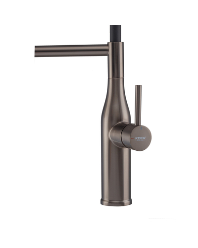 Смеситель для кухни KOER KI-70034-07 из нерж. стали SUS304 графит (KR5810)
