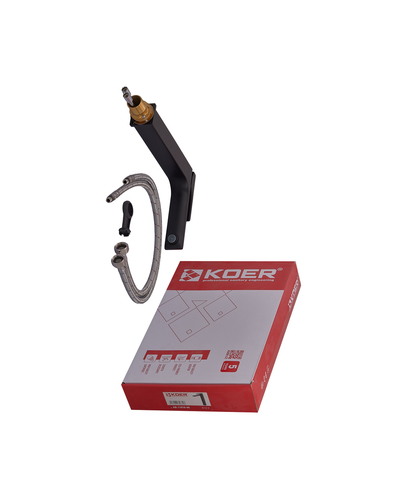 Змішувач для умивальника Koer KB-11010-05 високий (Колір чорний) (KR3483)