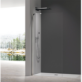 Душевая перегородка Koer SR SP02-100x200-TR-01 Walk-In прозрачное стекло Easy Clean 8мм хром (KR5395)